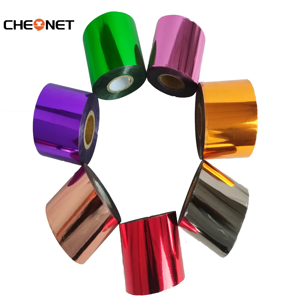 Free Shipping 1 Roll 5CMx120M 10 Colors Hot Stamping Foil Heat TransferAccessories For PVC Paper Logo Embossing