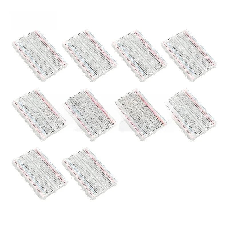 1-10 pièces 400 Points d'attache sans soudure PCB platine de prototypage Mini Test universel Protoboard bricolage planche à pain pour carte de Test de Bus