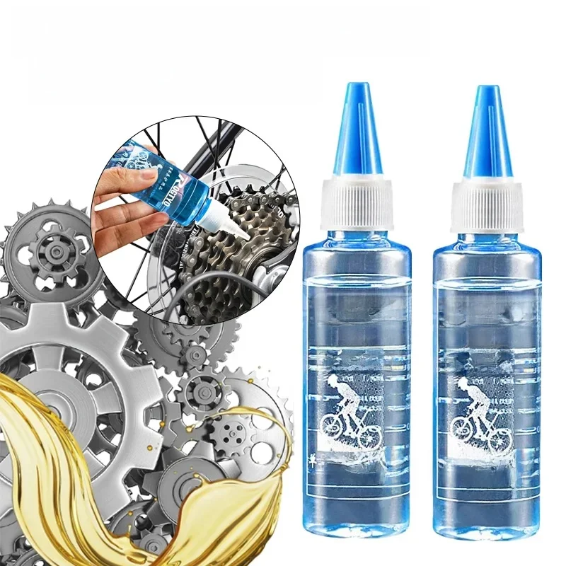 AliExpress NONE Bicycle Lube Chain Oil 60ML Dry Chain Lubricant Bike Gear lubricant Waxy Maintenance Oil Squirt MTB Road Bicycle accessories