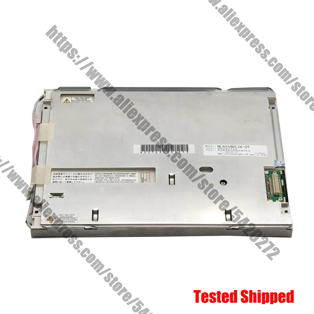 100% test NL6448BC26-01F NL6448BC26-01 NL6448BC26-03 original 8,4 zoll 640*480 vga hb tft ccfl lcd bildschirm bildschirm