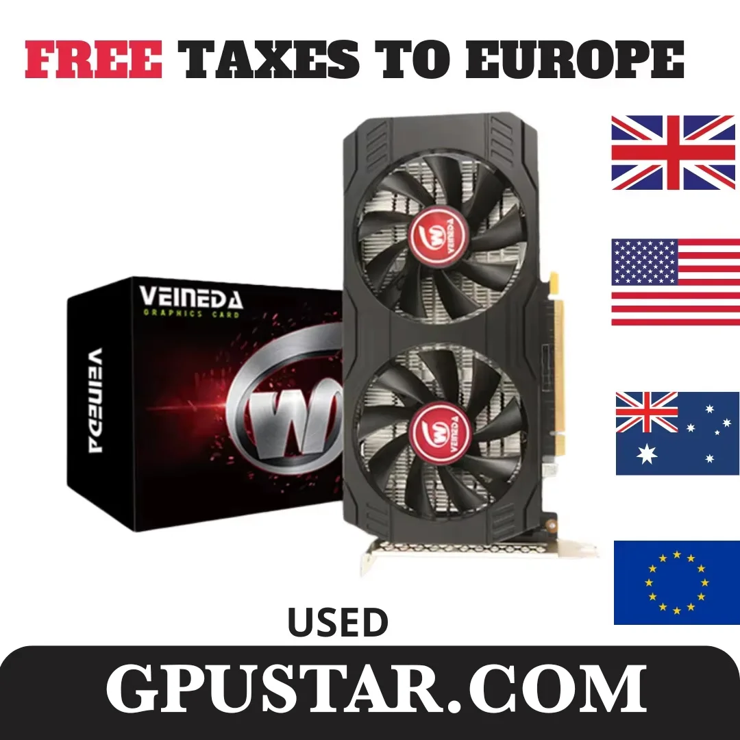 

USED VEINEDA Graphics Cards gtx 1660 super 6GB 192Bit GDDR6 7000mhz GPU PC Video Card for nVIDIA Geforce Series games