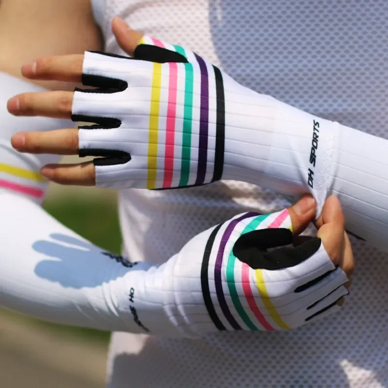 AliExpress Anti-slip Wear Resistant Wreathable Sun Proof and Shock-absorbing Summer Cycling Gloves for Men and Women