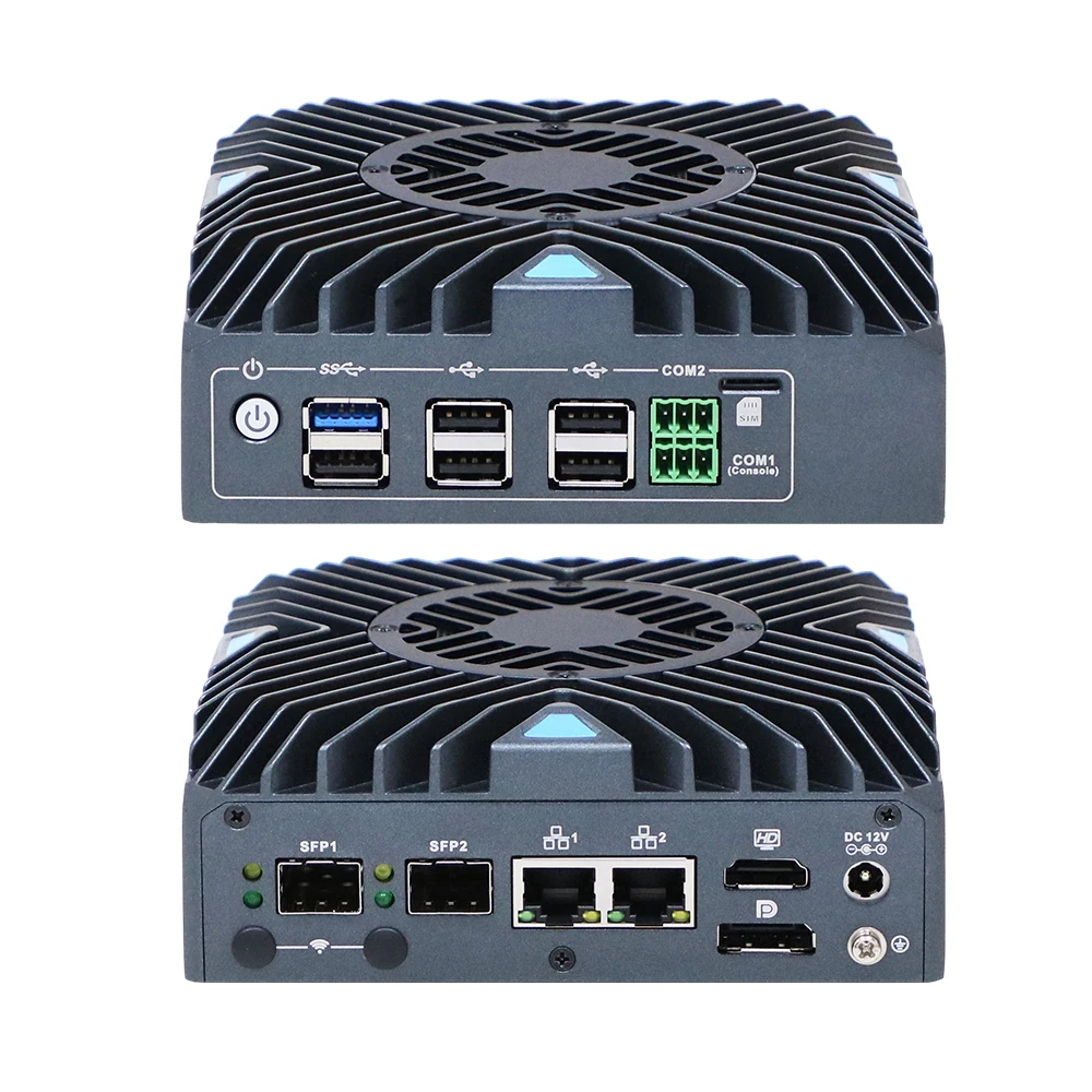 Partaker R14 Firewall Appliance 8*Intel I211 Gigabit Ethernet Router Server VPN with Core i5 3320M CPU 19 Inch 1U Rackmount