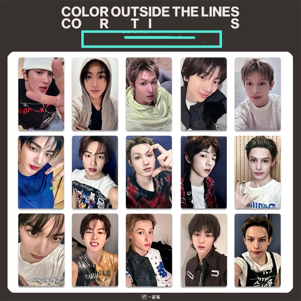 CORTIS LUCKY DRAW Photocards YIZHIYU Carte spéciale Double face Impression Film lumineux Carte LOMO Collection James Martin Juhoon