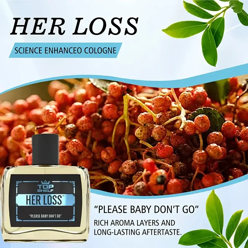 푸짓 허 라스 남성용 코롱 – 1.7 플루이드 온스 남성향수 |   그녀의 손실 페로몬 남성용 향수, 페로몬 함유 S