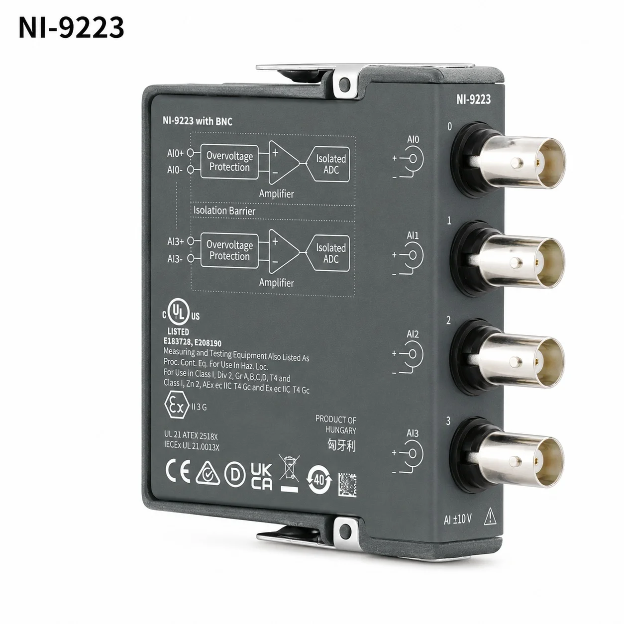 NI-9223 BNC-Connector Industrial Data Acquisition Module—Industrial Control and Automation Data Acquisition Equipment: Price Neg
