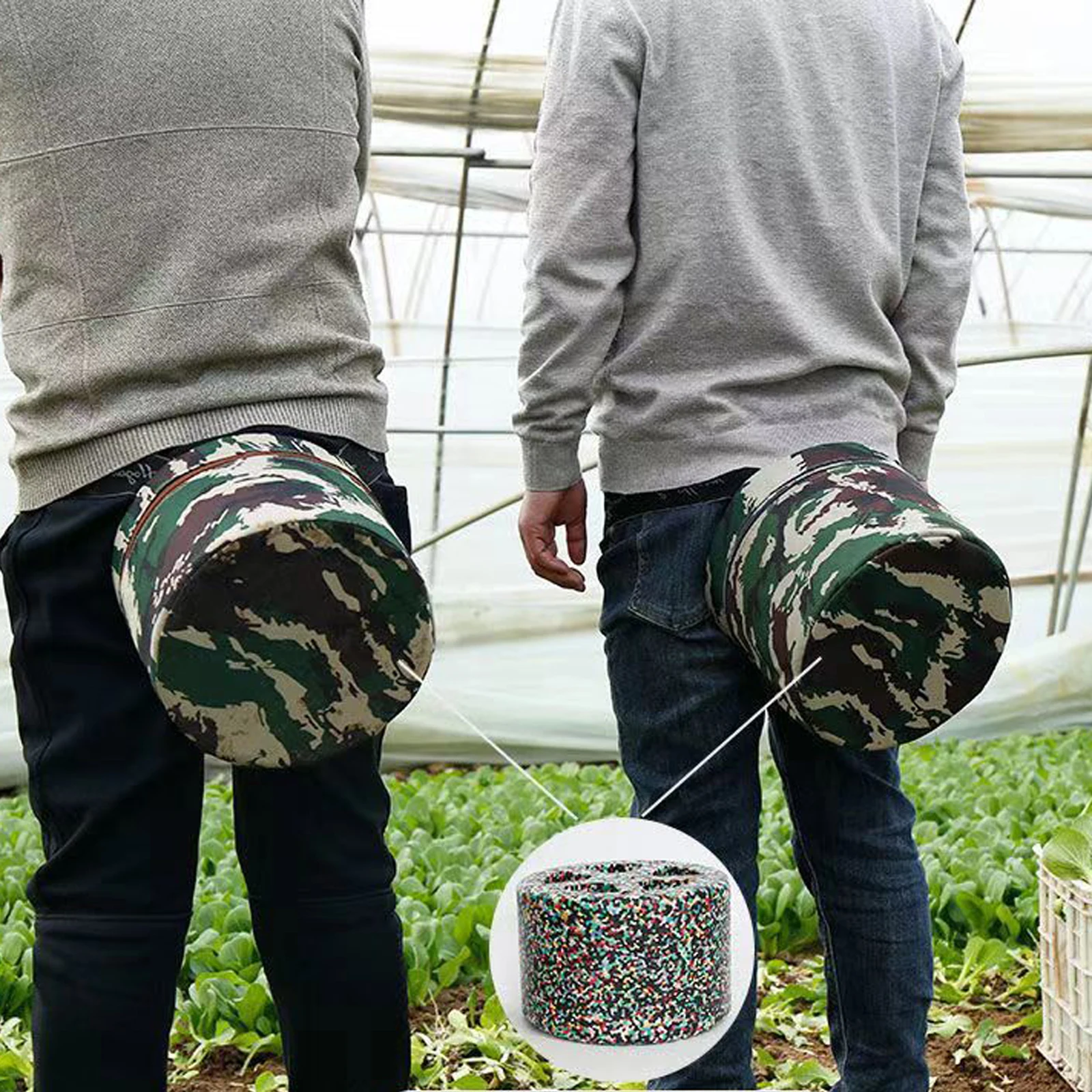 Gardening Stool Practical Gardening Gifts Round Chair Wearable Camping Stool Portable for Fishing Farming Home Yard Planting