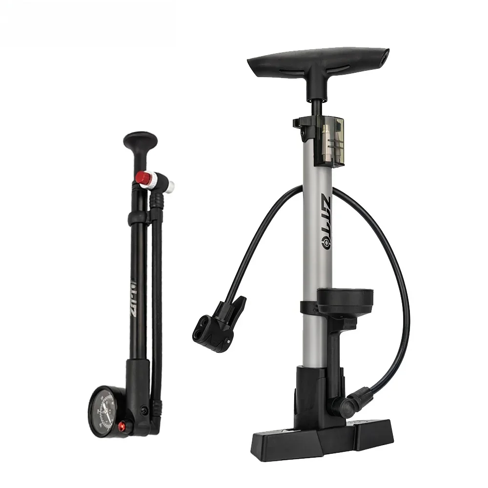 AliExpress UK ZTTO High-Pressure Bicycle Floor Pump with Gauge Presta AV FV Compatible MTB Fork Shock Inflator for Schrader Valves