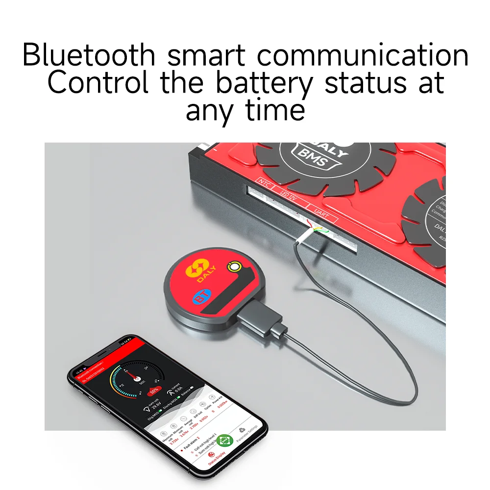 Daly BMS Smart BMS WIFI Module Battery Accessories Parts Bluetooth USB to RS485 to UART Power Dispaly Board Customized OEM