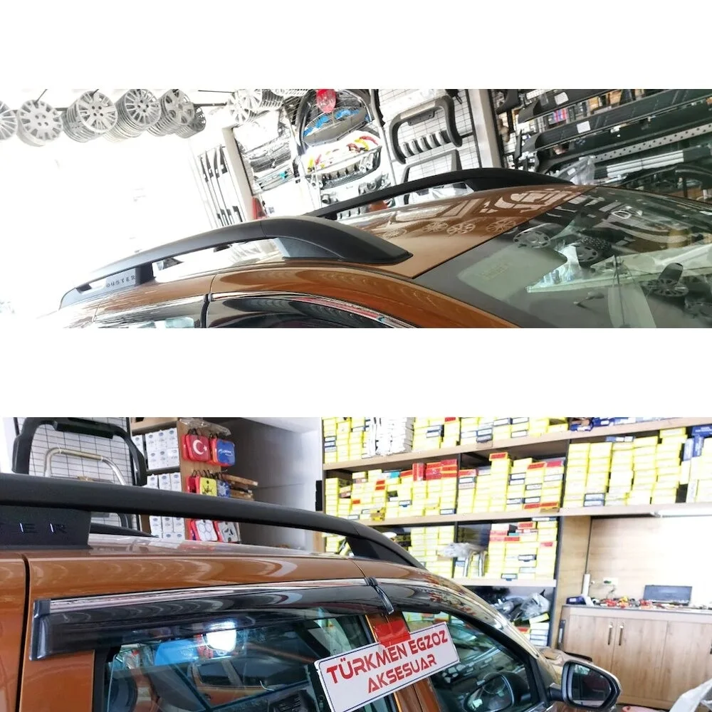 Renault Duster 2010 - 2020 Chrome Sport Rain Window Visor Wind Deflector 4 pcs Car Automobile Auto Accessory Body Kit Sticker image 3