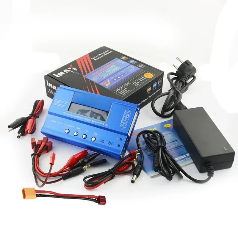 IMAX B6 Balance Charger Descarregador para helicóptero RC Re-peak NIMH/NICD LCD Carregador de