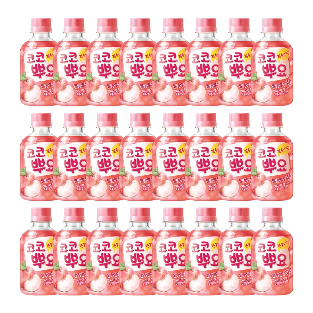 Faldo Coco Pingo Peach, 280ml x 24 pcs