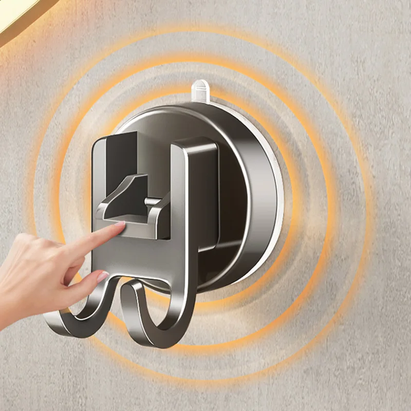 خطافات أكواب الشفط - خطافات حائط بدون مثقاب للحمام والمطبخ والباب والبلاط والزجاج، تحمل 5 رطل، قابلة للإزالة وقابلة لإعادة الاستخدام (شفافة