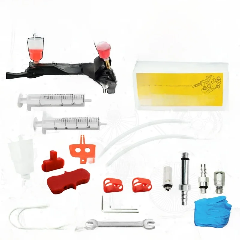 AliExpress COOMA SPORT Bicycle Hydraulic Brake Bleed Kit Tools for SHIMANO Magura Txktro Mineral Oil System, Basic/Advanced Kit