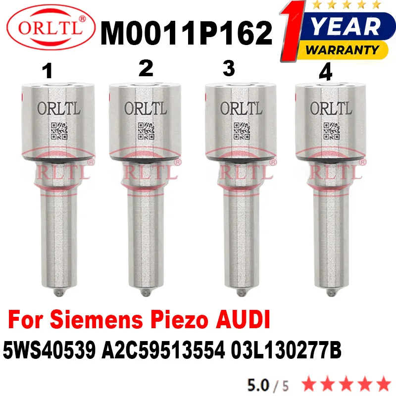 

4PCS M0011P162 ALLA162PM011 INJECTOR 5WS40539 A2C59513554 03L130277B Commmon Rail Diesel Injector Nozzle For Siemens Piezo AUDI