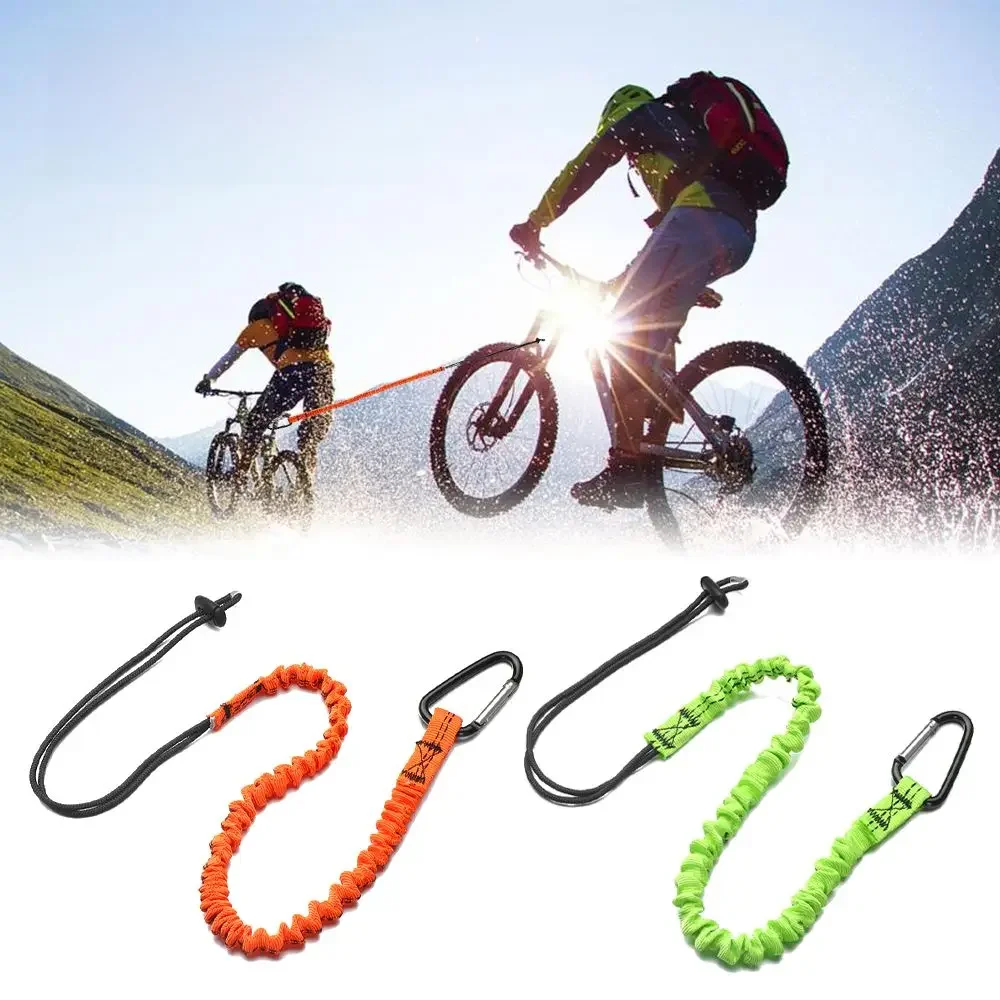 AliExpress genenic 2 Colors Strap Hooks Mountain Bike Heavy Duty Towing Pull Rope Portable Tow Rope Bike Tow Cable