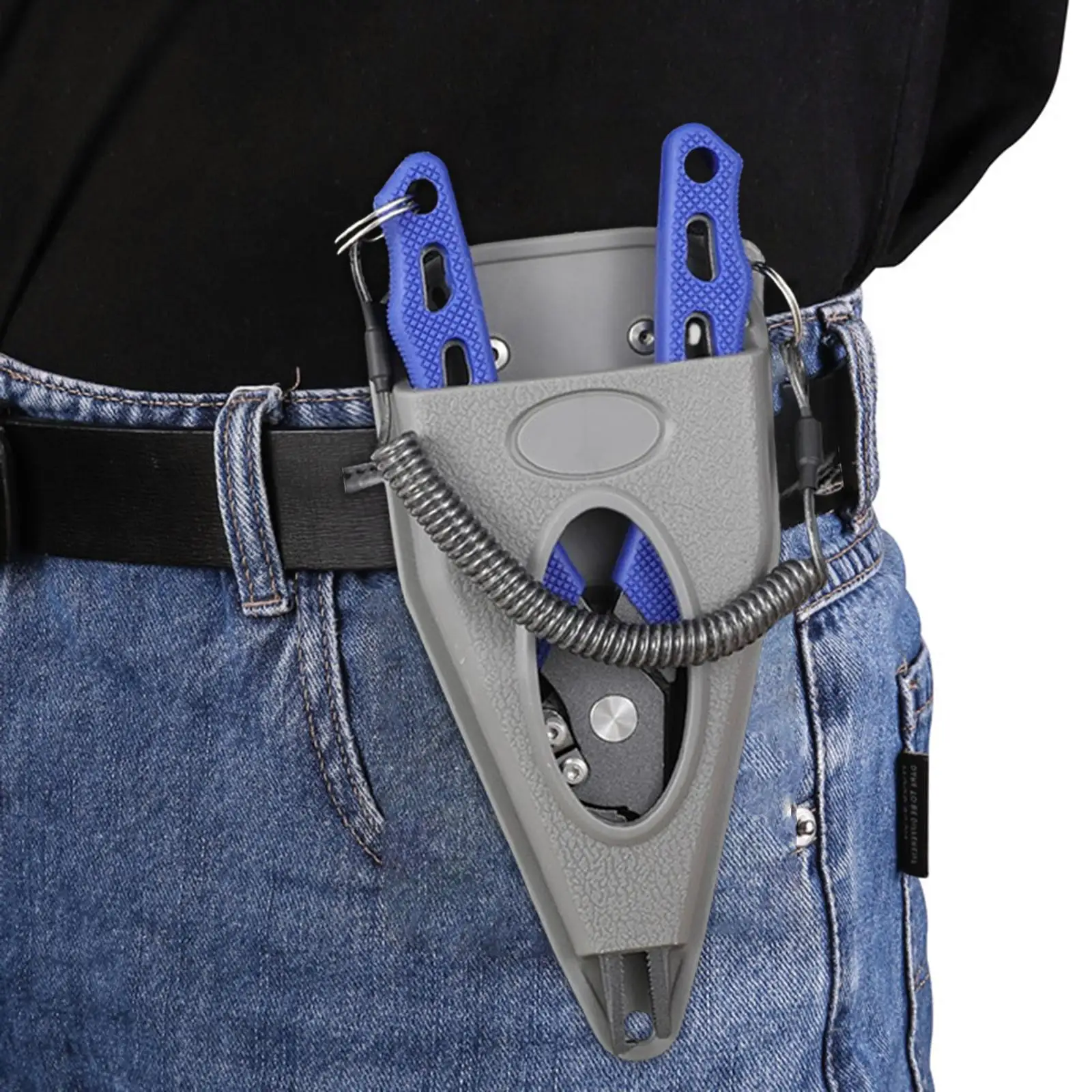 كماشة الصيد غمد الحقيبة مع ملفوف الحبل حامل أداة الصيد لمزيل هوك معدات الصيد أداة الجيب الواقي