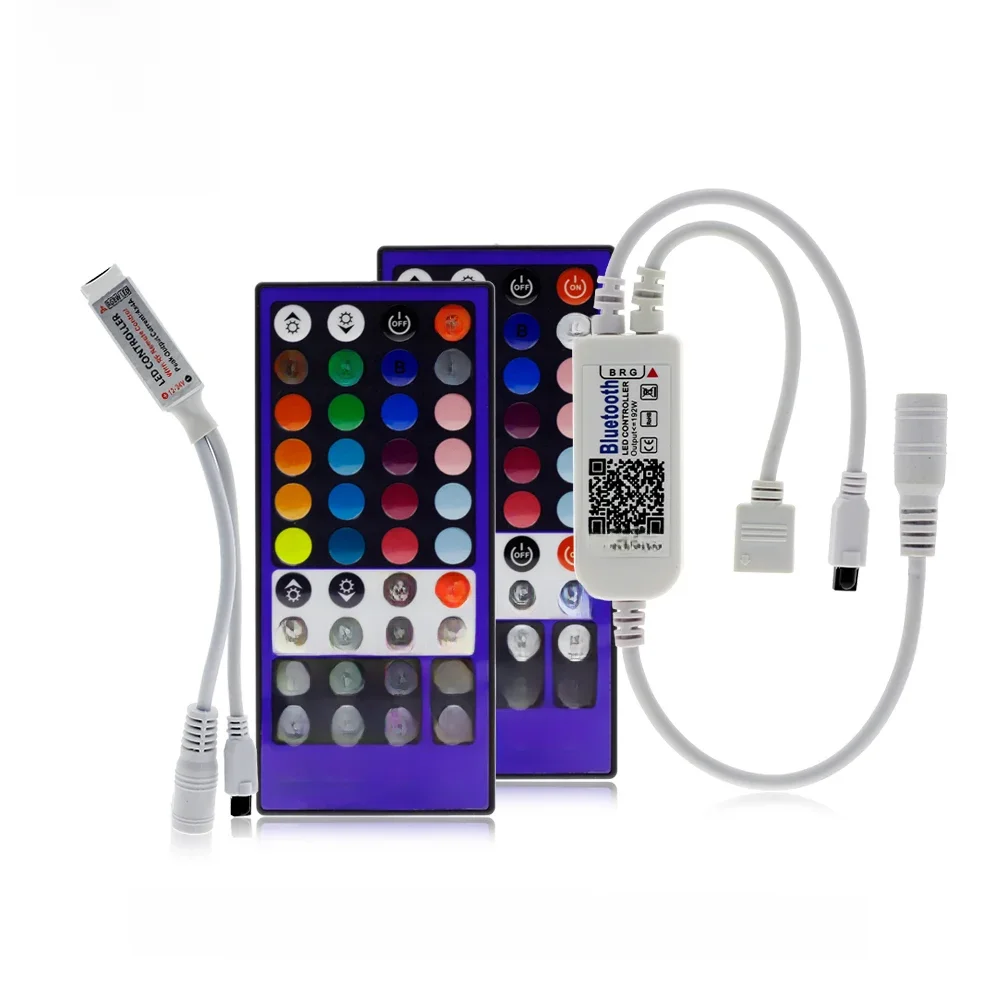 Kontroler led RGBW DC12V 40Key pilot na podczerwień/sterowanie bluetooth dla RGBW lub listwy świetlne led rgbww. — zdjęcie 2
