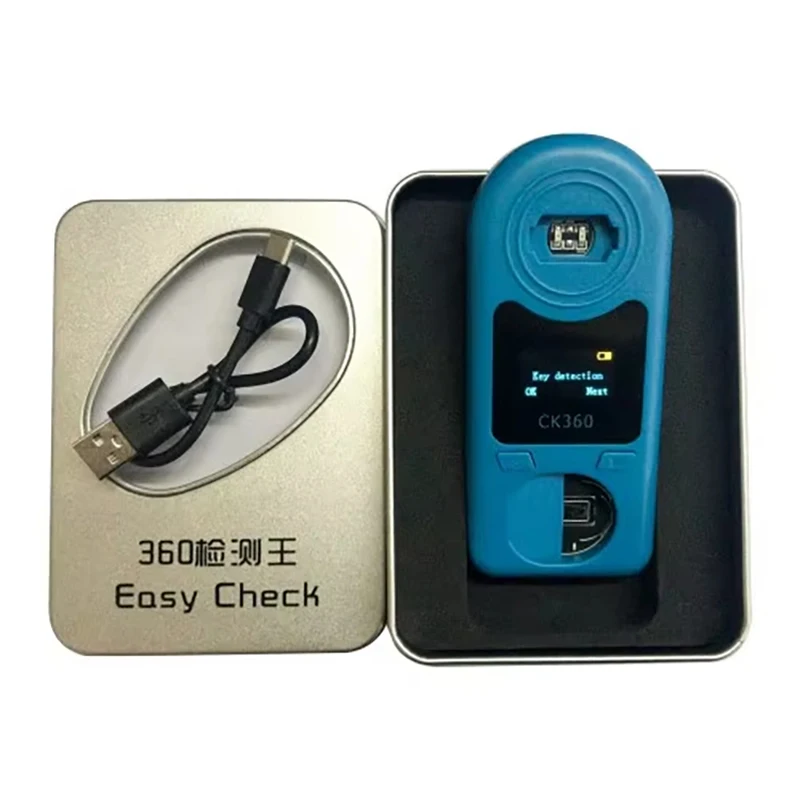 CK360 Auto Key Frequency Detector CK360 Easy Check Remote Control Key Tester for Frequency 315Mhz-868Mhz & Key Chip & Battery