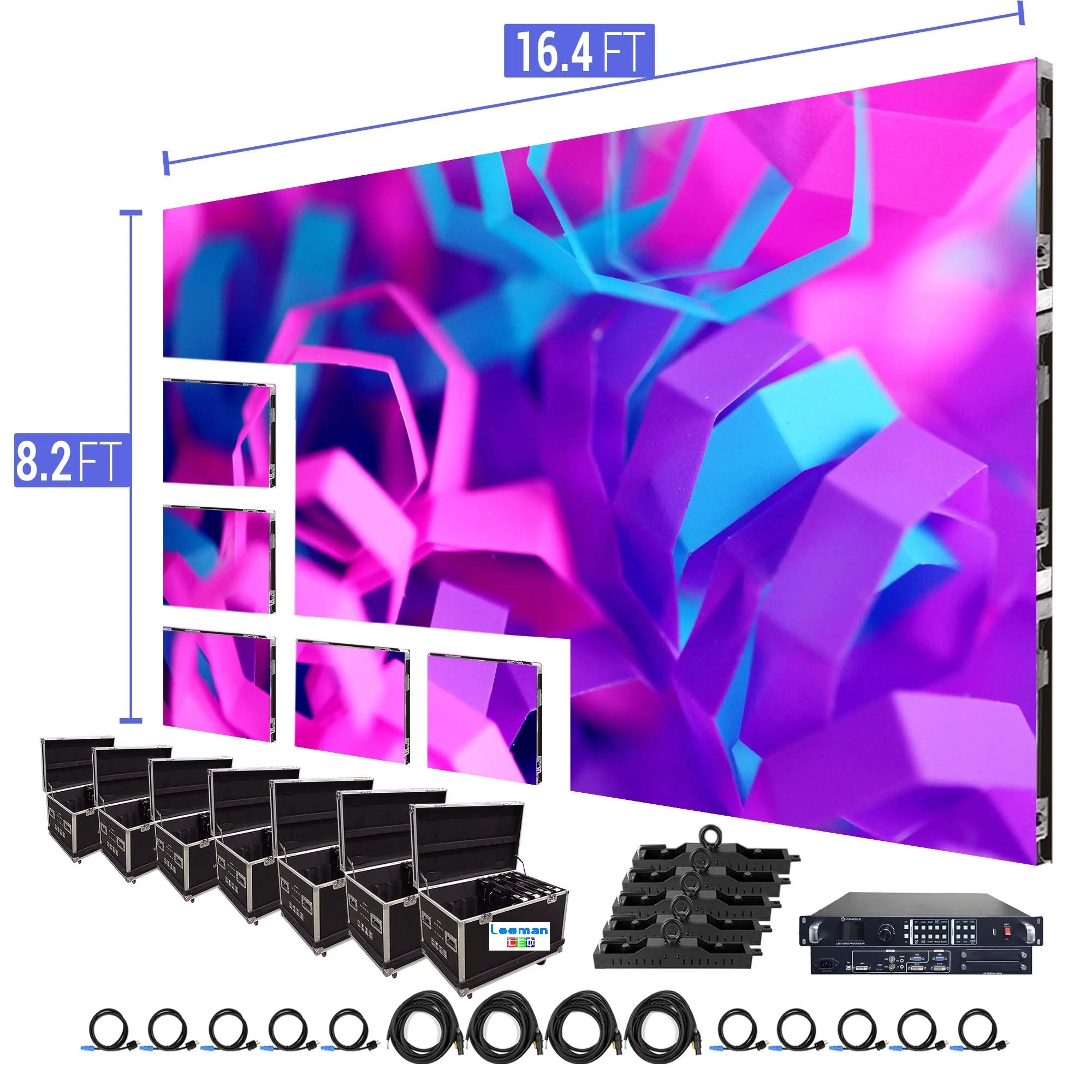 P1.953 Indoor LED Display Screen 1000x500 Stage Rental Curved Flexible P1.56 P1.953 P2.604 P2.976 P3.91 LED Display Manufacturer