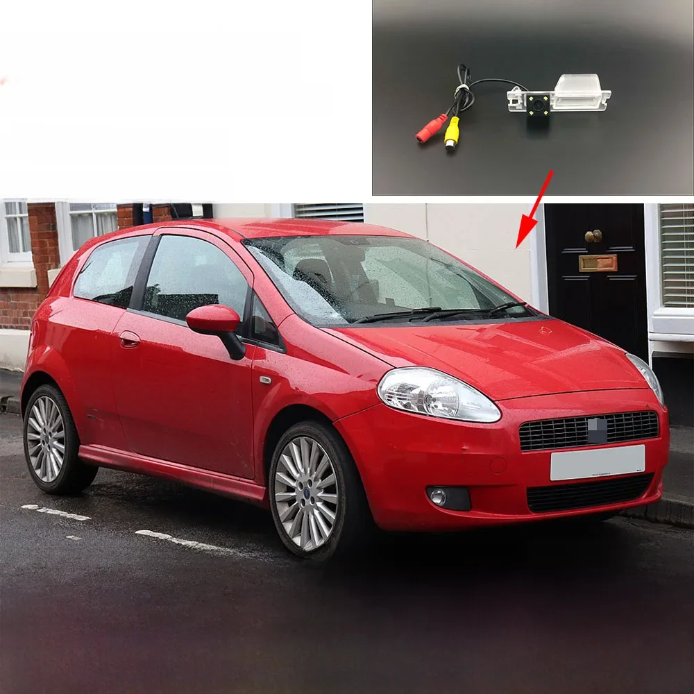 Kamera cofania AUTONET HD Night Vision dla fiata Grande Punto Fiat Punto Evo Fiat Avventura 3D 5D hatchback — zdjęcie 2