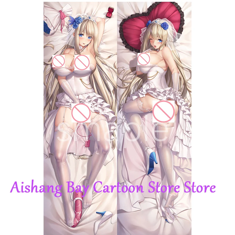 

Dakimakura Anime Pillow Cover Warship Girls Large Breasts Double Sided Print Life-size Body Decoration