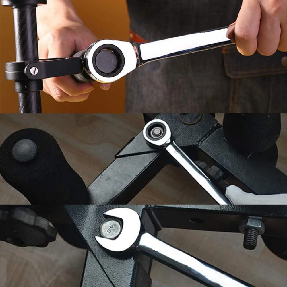 래칫 크롬 바나듐 크롬 도금 콤비네이션 스패너 기어 렌치, 0340 콤비네이션 렌치