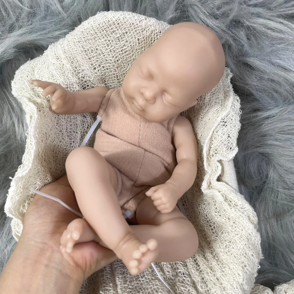 12 pollici Mini bebe reborn kit Luna Reborn Baby Kit bambola in vinile Non verniciato Parti di bambola smontate Kit bambola rinata vuota fai da te