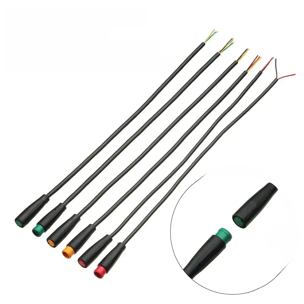 AliExpress NONE 9mm Base Connector 2/3/4/5/6Pin Cable Waterproof Connector For Ebike Bafang Display Pin Optional Cable Ebike Accessories