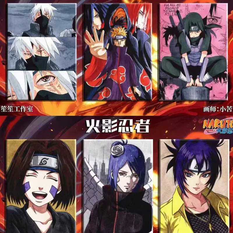 เซิงเซิงสตูดิโอ นารูโตะ คอลเลคชั่นการ์ดบูสเตอร์บ็อกซ์เวฟ 6 แฟ้มการ์ดวาดด้วยมือของเล่นเด็กเล่นการ์ดเกมกระดาน