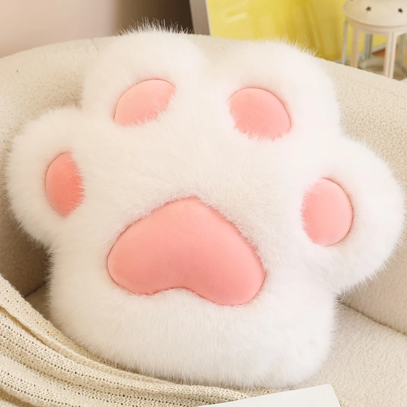 

45CM Soft cat Plush Paw Cushion–Cute, Cozy, and Comfy Animal Shaped Seat Cushion for Kids and Adults, Ideal for Chairs and Sofa