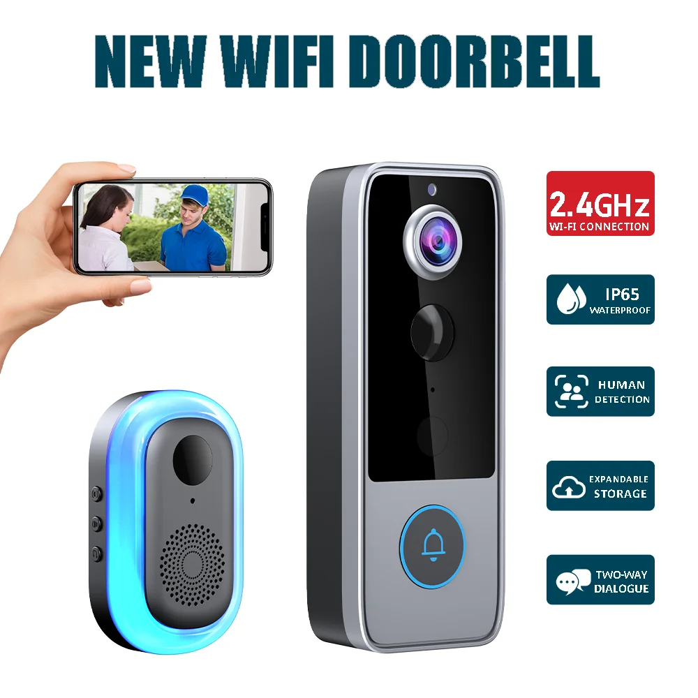 sonnette-video-sans-fil-avec-camera-1080p-sonnette-intelligente-wifi-detection-de-mouvement-audio-bidirectionnel-vision-nocturne-application-tuya-4000-mah