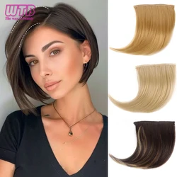 Synthetic Invisable Seamless Hair Pads Clip In One Piece 2Clips Increase hair volume Hair Extensions Top Side Cover Hairpiece