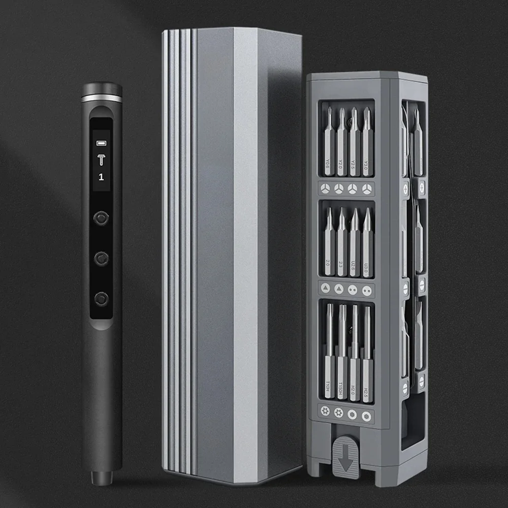 Zestaw wkrętaków elektrycznych Galacok S6 Max Precyzyjny z 42 bitami magnetycznymi i 5 ustawieniami momentu obrotowego Mini elektronarzędzia do kamery IPhone PC — zdjęcie 2