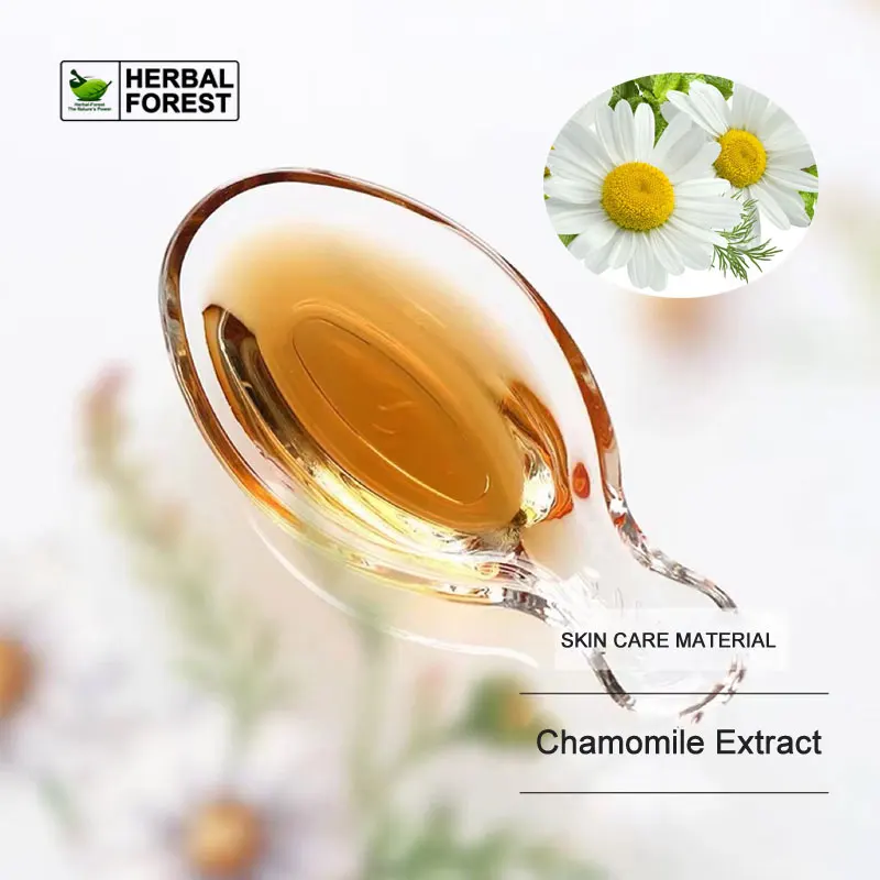 Skin Care Raw Materials Chamomile Extract Liquid Essence Repairs Skin Inhibits Inflammation Moisturizes Soothes Antioxidant