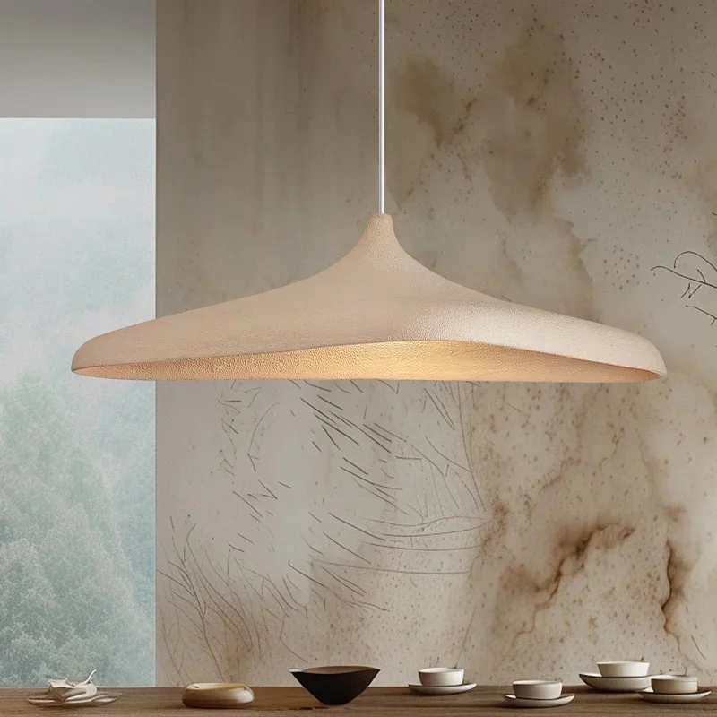 Japanse Wabi Sabi Stijl Led Hanglampen Woonkamer Eetkamer E27 Plafond Kroonluchter Home Decor Slaapkamer Hanglamp Luminarias - afbeelding 2