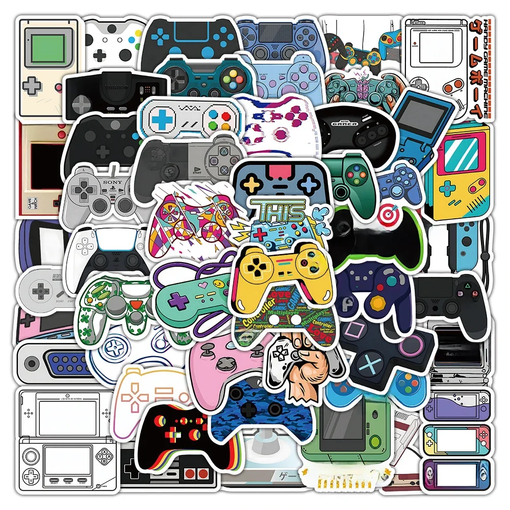 AliExpress GOGOTU 10/30/50PCS Joystick Gamepad Stickers Graffiti DIY Nintendo Switch Phone Laptop Phone Bicycle Cartoon Decals Kids Sticker Toys