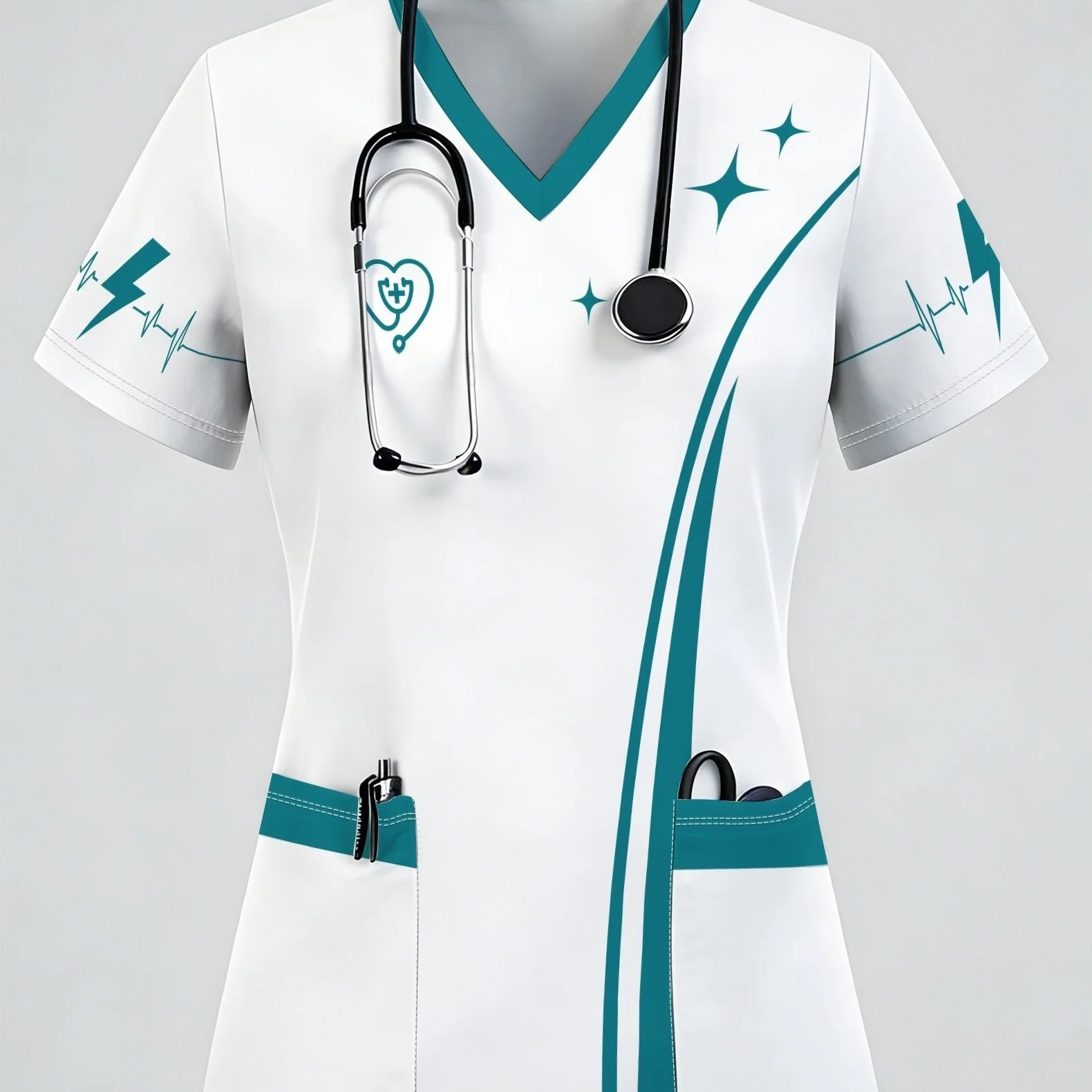 camiseta-feminina-de-trabalho-2026-confortavel-manga-curta-decote-em-v-blusa-feminina-para-enfermeiras