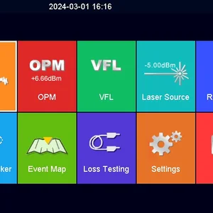 Live Test of Active Fiber Mini OTDR 1550NM 22DB Fiber Optical Fiber Reflection With PDF Report Event Map Ethernet Cable Testing Testing Tracking RJ45 10 Main Sales Active Fiber Identifier - №4