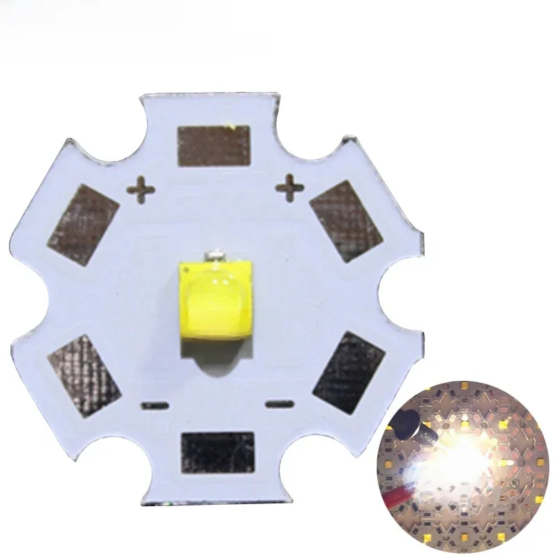 1szt XP-G3 XPG3 Biały 6500k 5A3 S4 4000-4300K Chipy LED Diody Diody Zimny Biały Emiter Z 20mm 16mm 14mm8mm PCB — zdjęcie 2