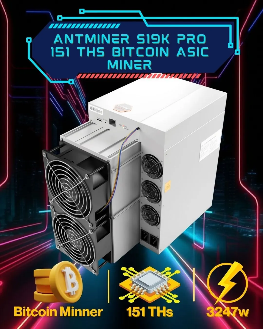 

AV HOT SALE BUY 10 GET 6 FREE ASIC Miner Bitmain Antminer S19j XP (151Th) BTC Crypto Miner Cryptocurrency