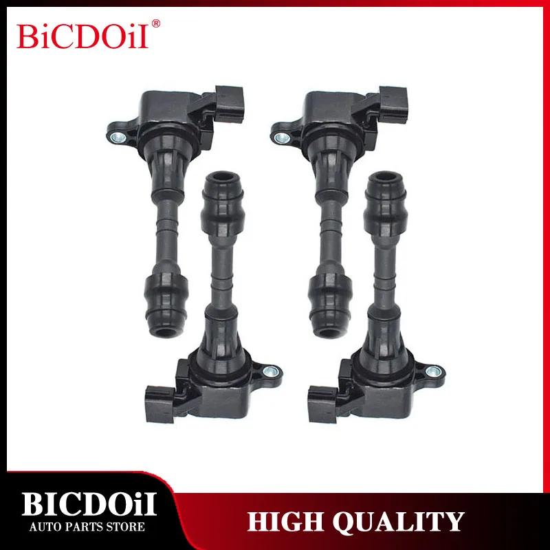 

4Pcs 22448-8J115 Car Ignition Coil For Nissan Altima Frontier Maxima Xterra Pathfinder V6 Infiniti I35 QX4 22448-8J111 AIC3102G