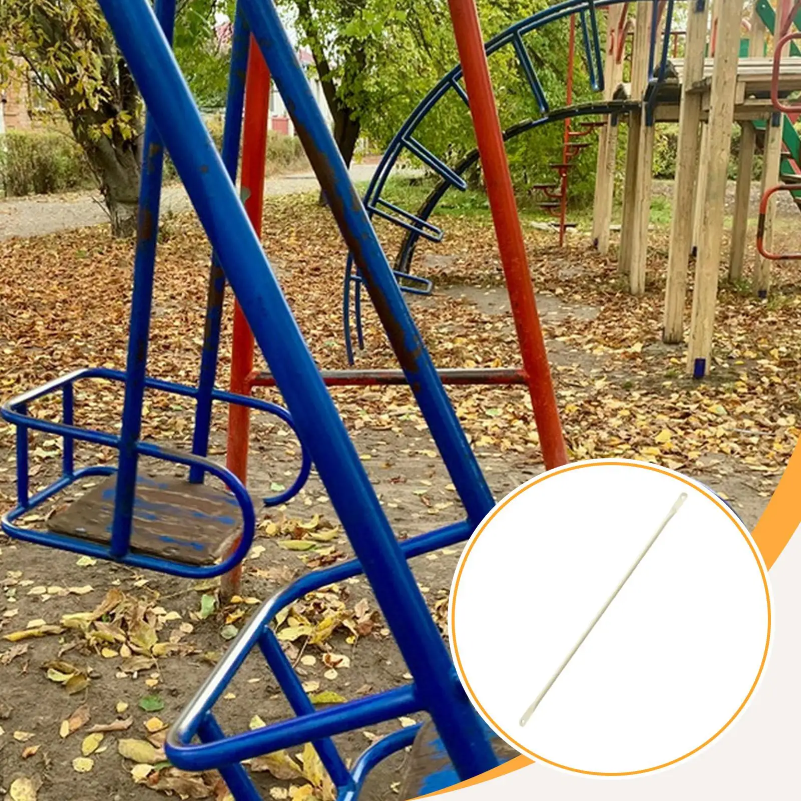 سوينغ استبدال قضيب سوينغ استبدال بار للمعدات الخارجية سوينغ للفناء الخلفي سوينغ القطب حديقة سوينغ مقعد إصلاح أجزاء #2