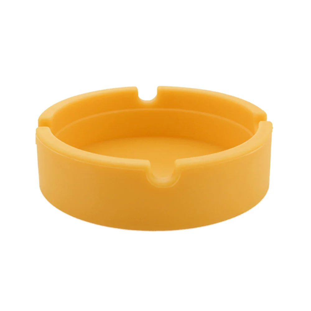 Soft Round Silicone Ashtray for Cigarette Smoking Accessories