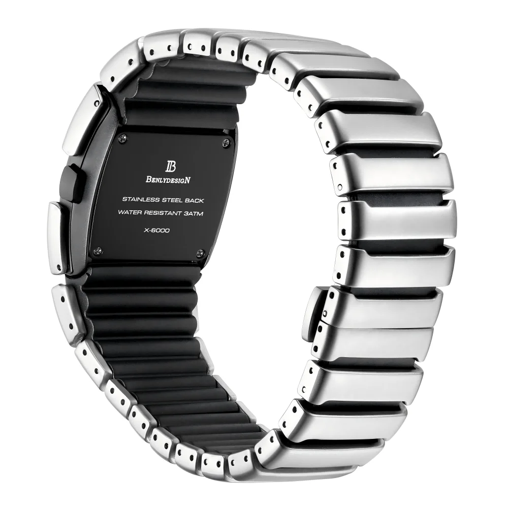 BENLYDESIGN Unique Metal Watches Retro-futuristic Watches For Men Punk Style Fashion Electronic Trendy Stylish Y2K Watches X6000