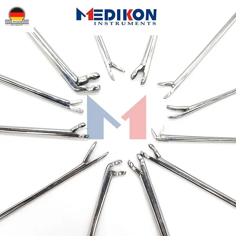 12 Pieces Neurosurgery endoscopic forceps rongeurs transsphenoidal microsurgery spine spinal instrument