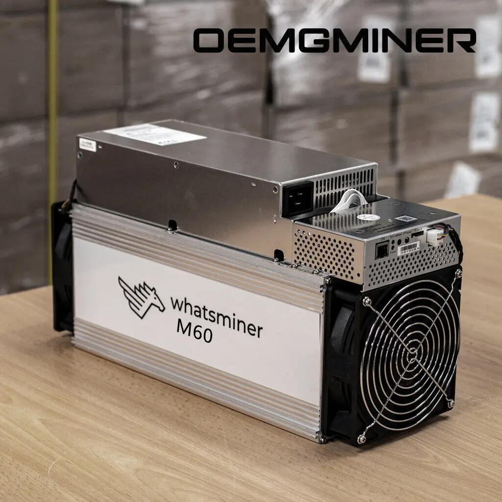 WHOLESALE New Whatsminer M60 176T 3502W ASIC Miner BTC Bitcoin Miner Include PSU