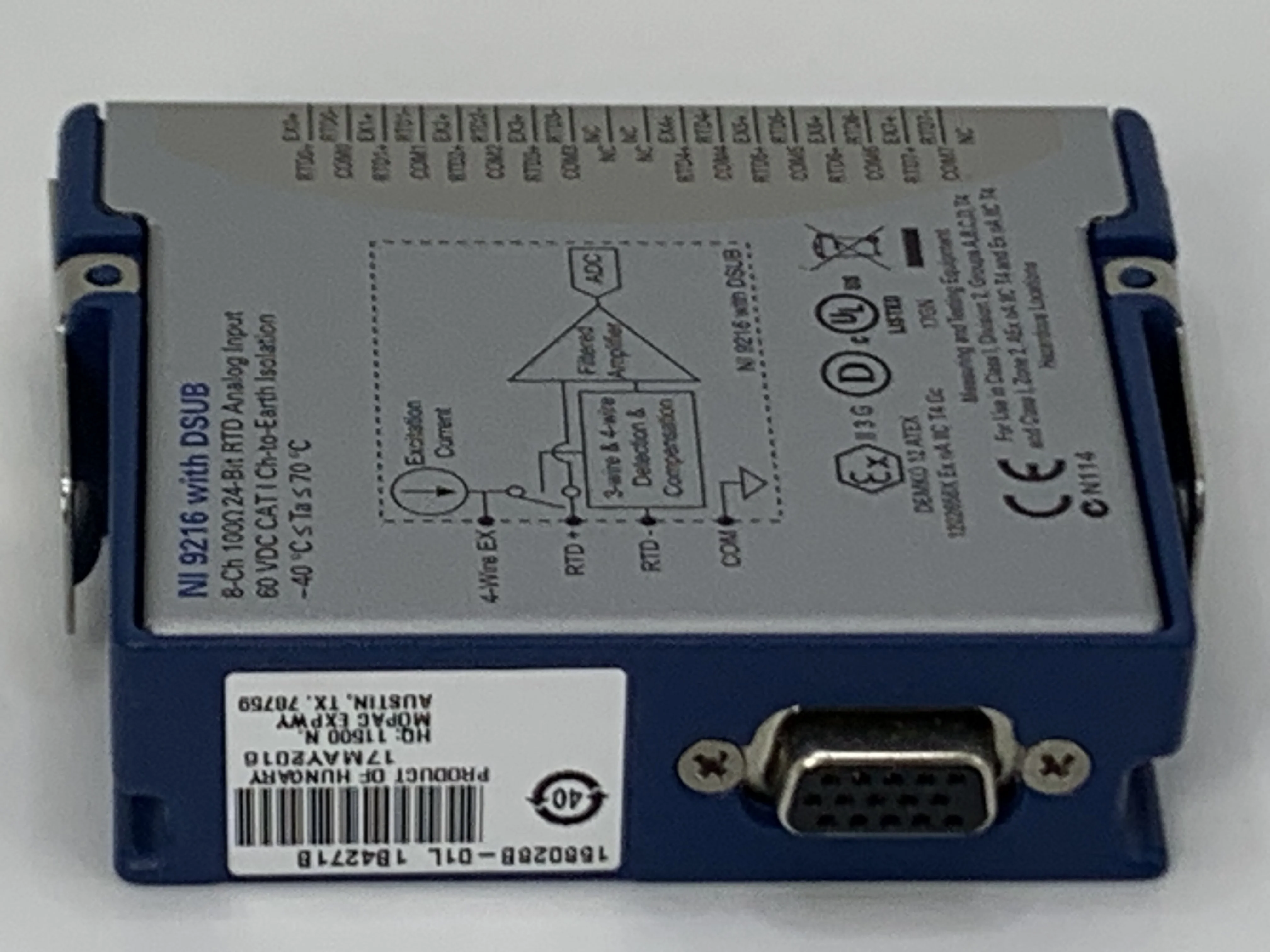 NI 9216 783863-01 Temperature input module