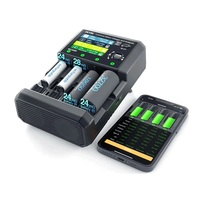 SKYRC MC5000 Cylindrical Battery Charger and Analyzer 2.8 inch Display Screen PD65W Built-in Bluetooth APP Control for for Li-io