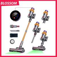 Blossom V18 Handheld Vacuum Cleaner, 600W 50KPA 65Mins Vacuum Cleaner With Touch Screen, Self-Standing,Wall Mount Charging